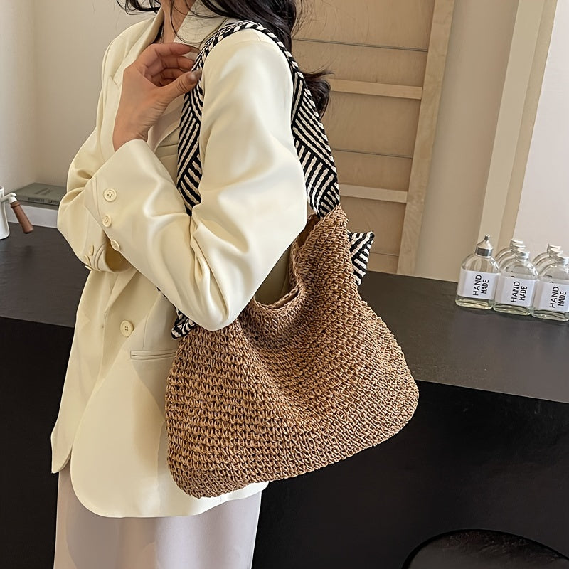 Kaelen — Handwoven Eco-Friendly Carryall Bag with Magnetic Closure