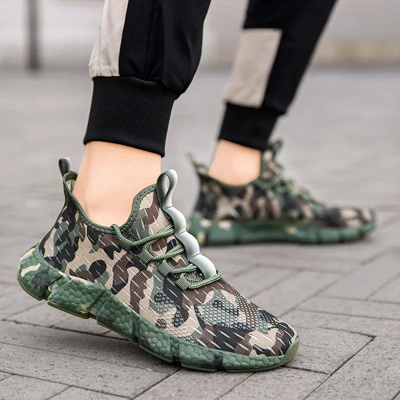 Tavik — Breathable Camo Sneakers with Cushioned Sole
