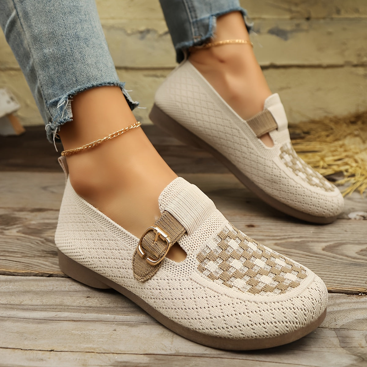 Norlan — Women's Ultra Comfortable Knitted Loafers with Ergonomic Support
