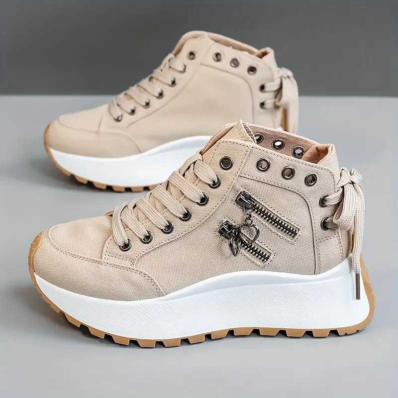 Avenzea — Women's Denim Sneakers with Chunky Platform Sole