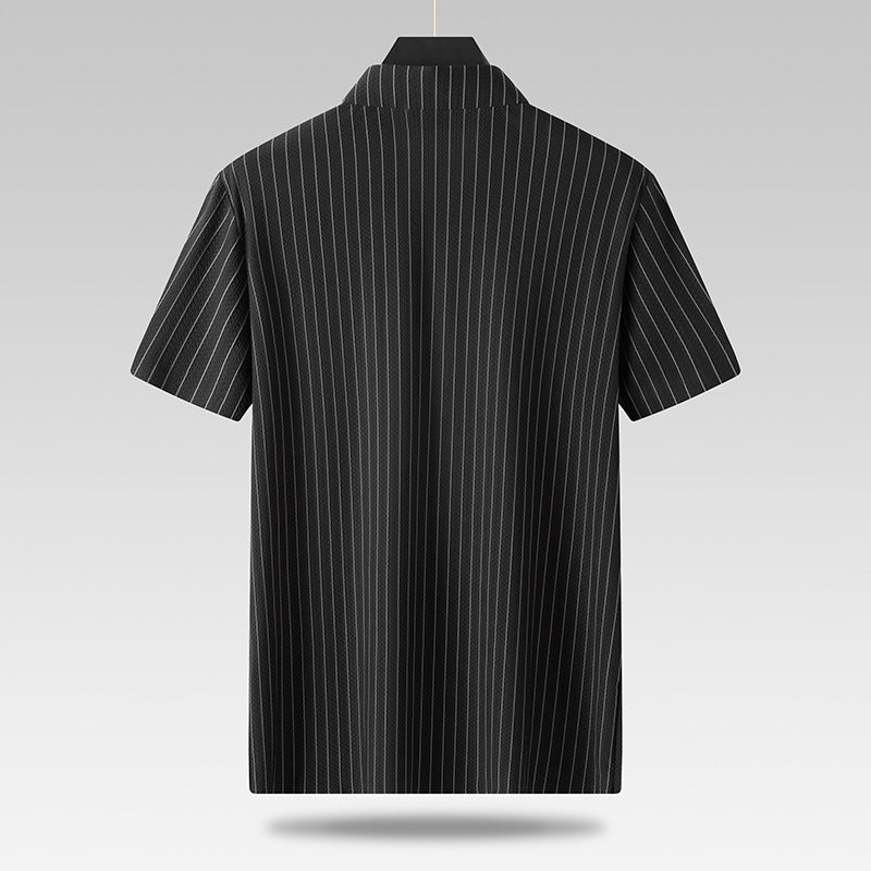 Zenturo Silk Stripe Shirt