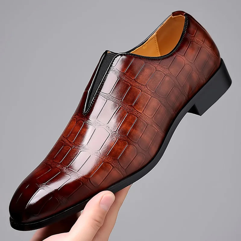 Elowen — Genuine Leather Slip-On Shoes with Orthopedic Comfort