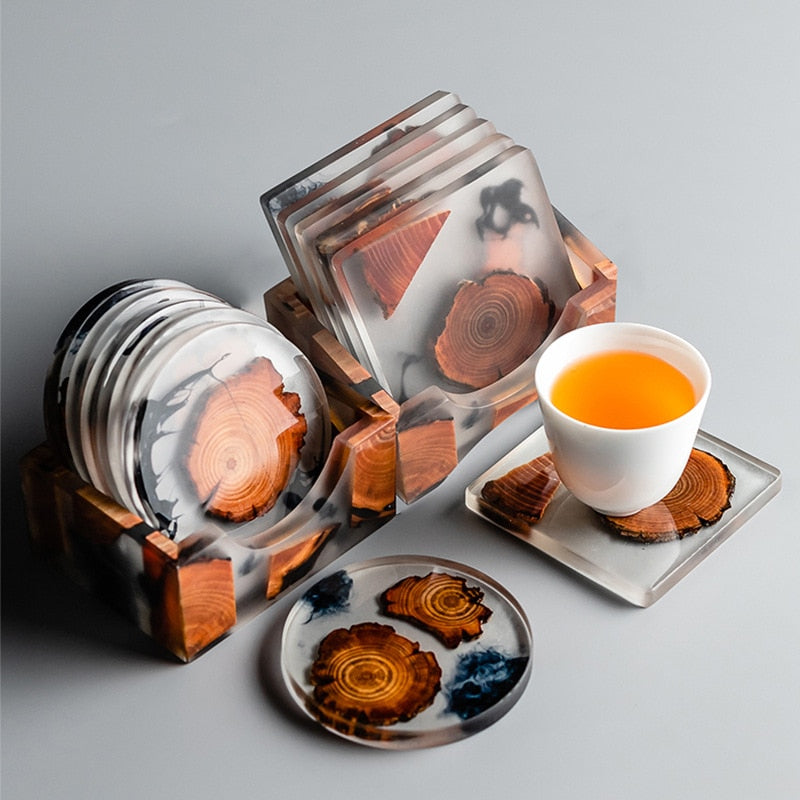 PineGuard™ Coasters — Rugged Pine Power That Defends Your Furniture in Style