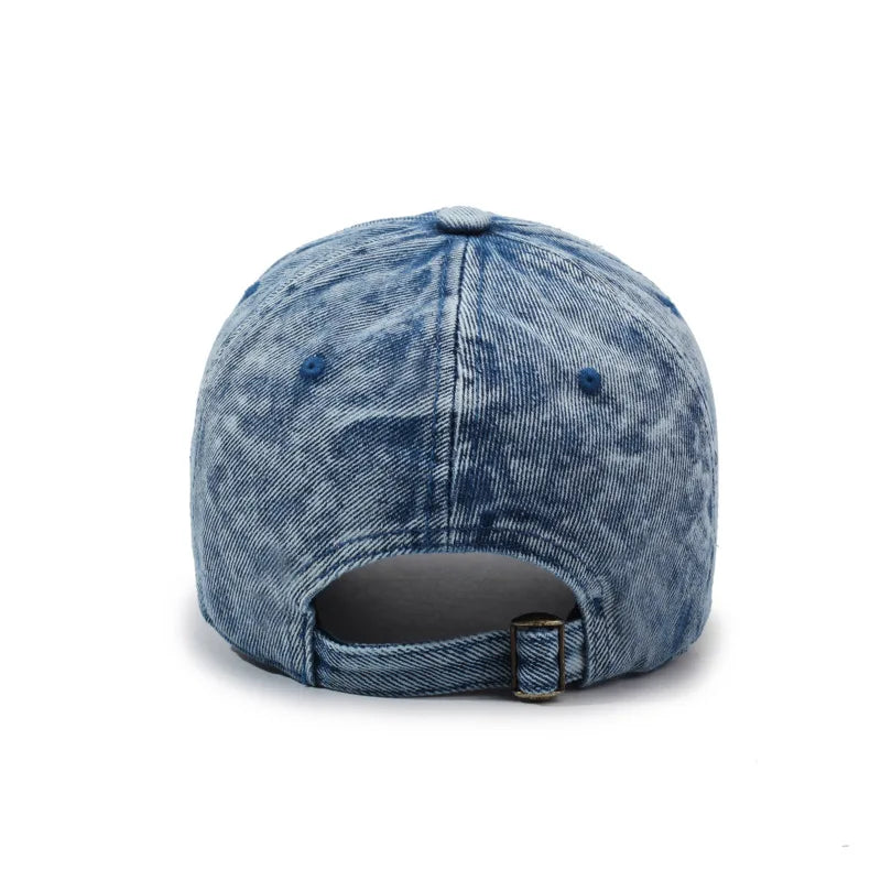 Norla Cap — Vintage Denim Sports Hat with Adjustable Fit