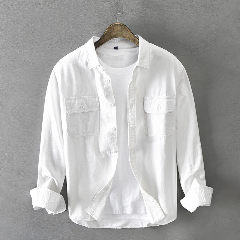 Arlenza — Lightweight Gossamer Linen Shirt with Flap Pockets