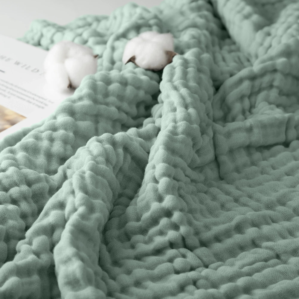 Avrena — 100% Cotton Muslin Blanket with Breathable Softness