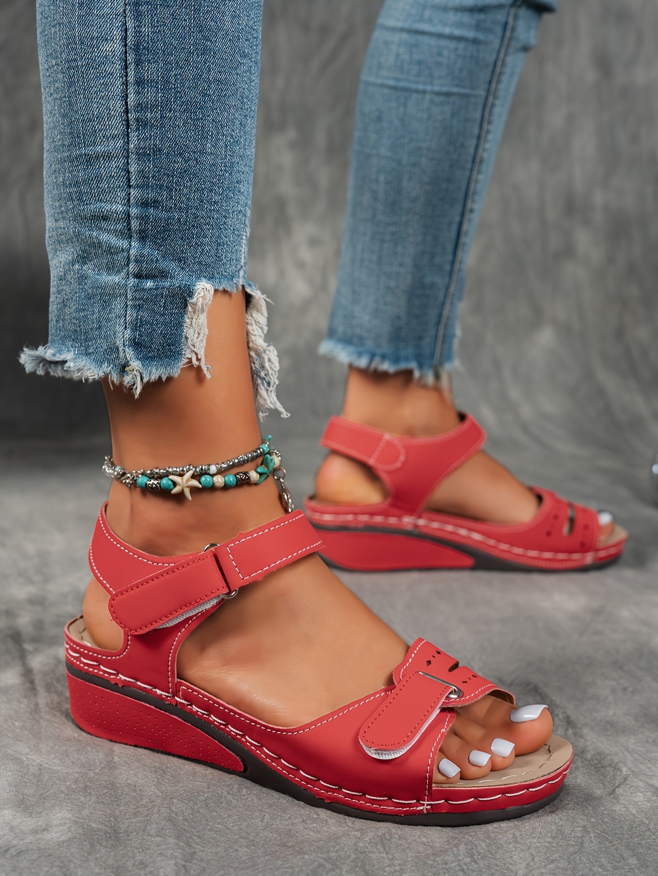 Solarexa™ Cushioned Wedge Sandals — Enjoy Pain-Free Steps and All-Day Refreshing Comfort