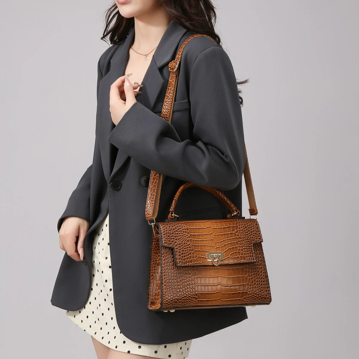 Fierce Caramel Brown Handbag™ — Unleash Unstoppable Confidence and Command Every Room