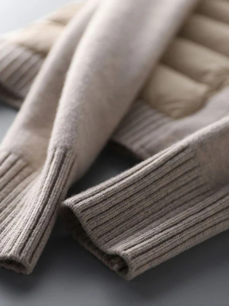 Lurova — Lightweight Quilted Jacket with Flexible Ribbed Knit