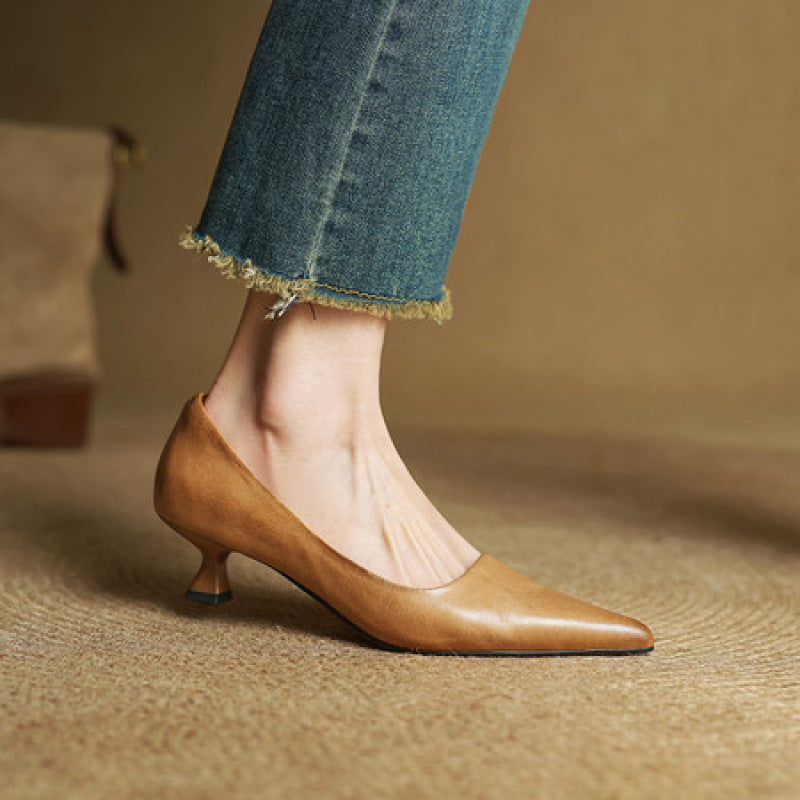 Premium Leather Pumps™ — Unleash All-Day Power and Effortless Elegance