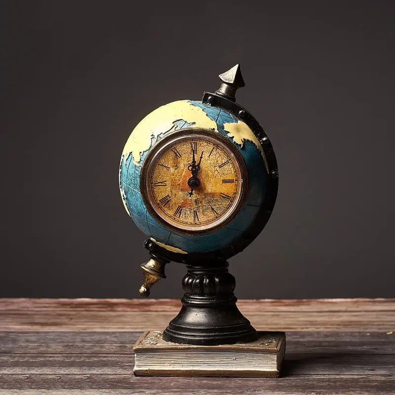 Antique Earth Clock™ — Command Every Room with Vintage Power and Timeless Style