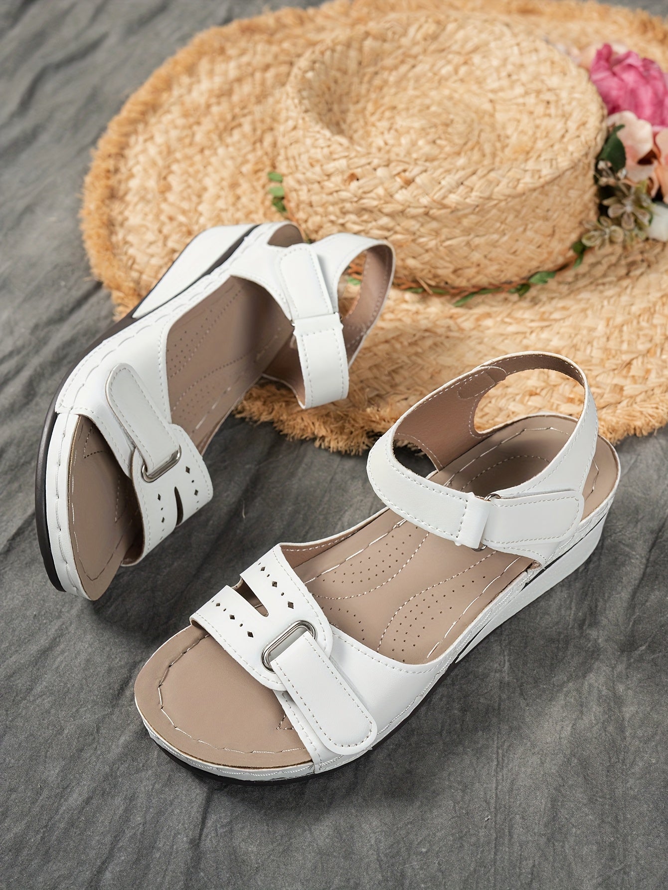 Solarexa™ Cushioned Wedge Sandals — Enjoy Pain-Free Steps and All-Day Refreshing Comfort