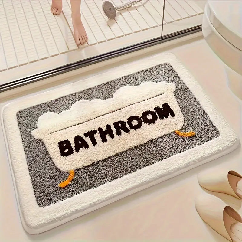 Tubside Mat™ — Wrap Your Feet in Plush Safety and Pure Comfort Every Step
