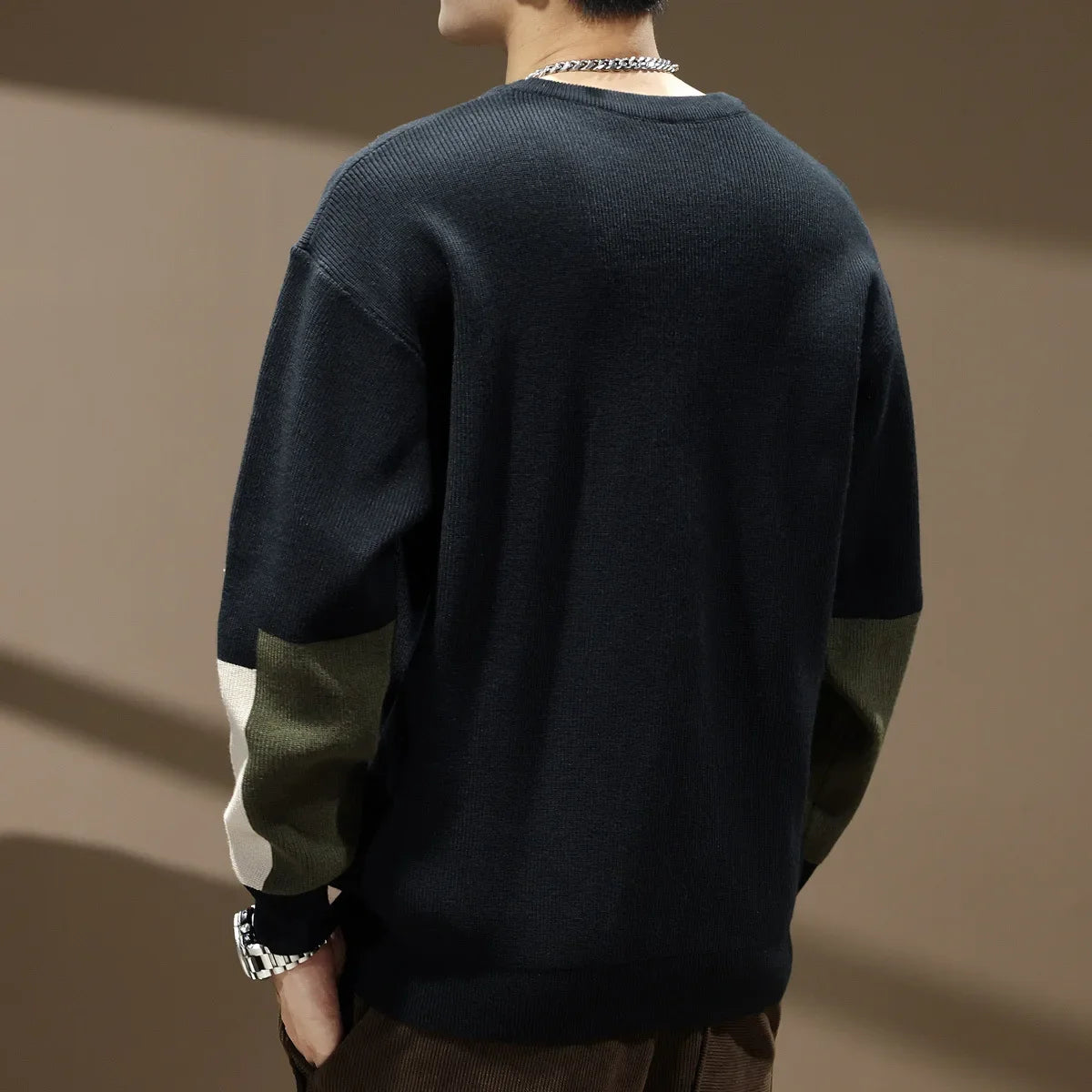 Ryler 12-Stitch Sweater — Lightweight Italian Knit with Round Neck