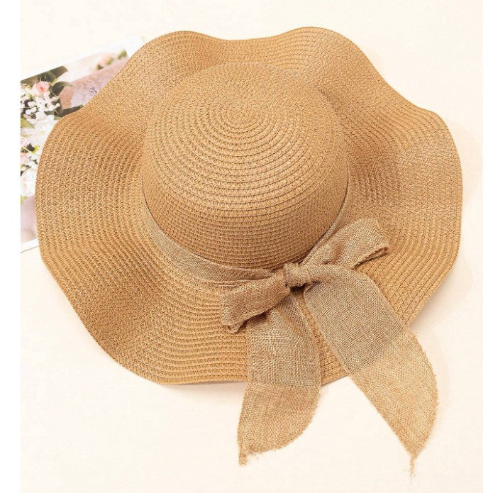 Lioren — Wide-Brim Straw Sun Hat with Adjustable Fit