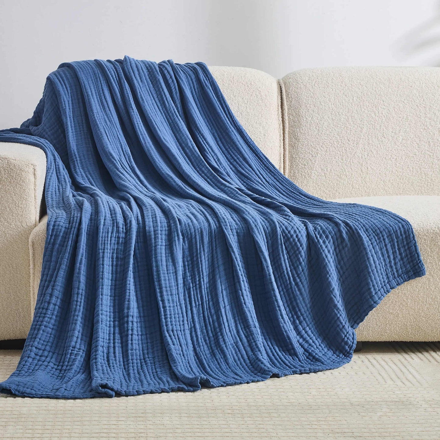 Avrena — 100% Cotton Muslin Blanket with Breathable Softness
