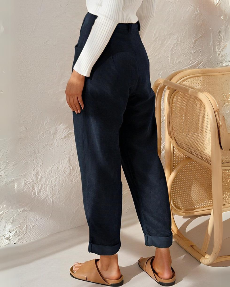 Renly — Comfortable Corduroy Trousers with Lightweight Fit
