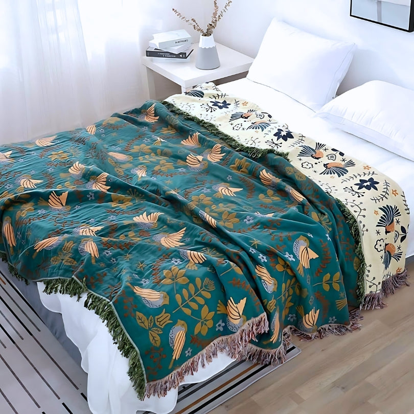 Meadow Bird Blanket™ — Wrap Yourself in Soothing Elegance That Lifts Every Moment