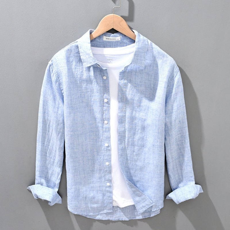 AeroVail™ Linen Shirt — Stay Cool, Command Attention, Own Every Moment