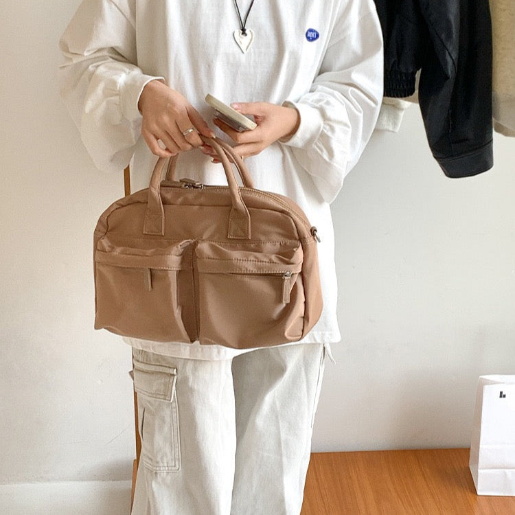 Kalen — Lightweight Nylon Crossbody Bag with Zipper Compartment