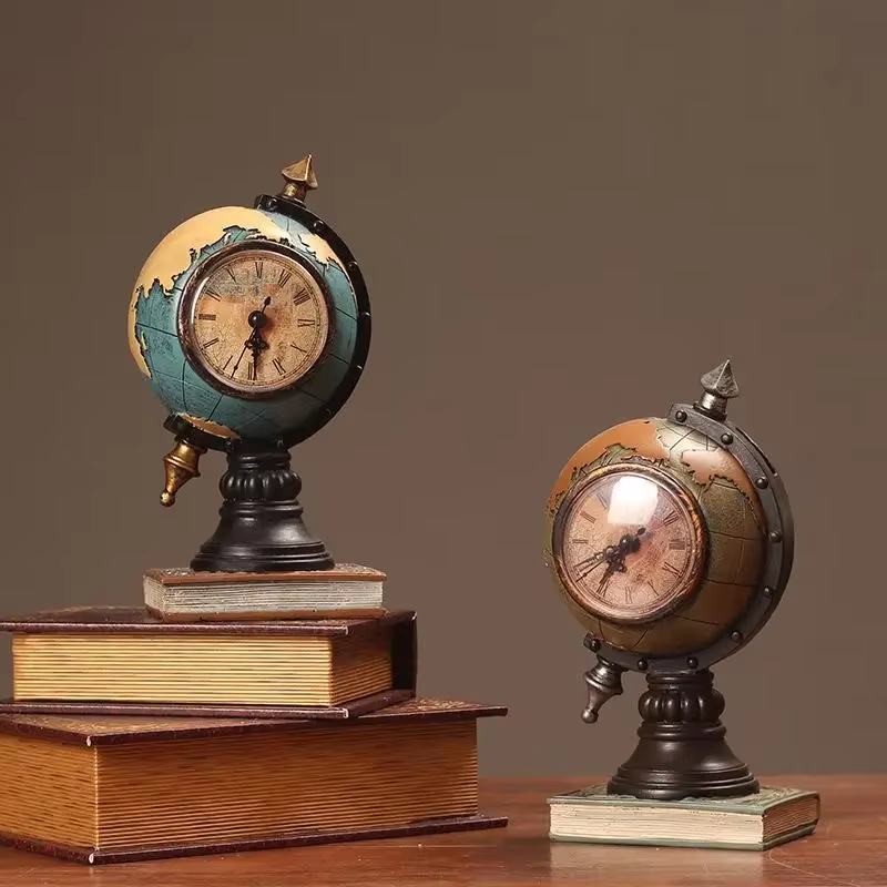 Antique Earth Clock™ — Command Every Room with Vintage Power and Timeless Style