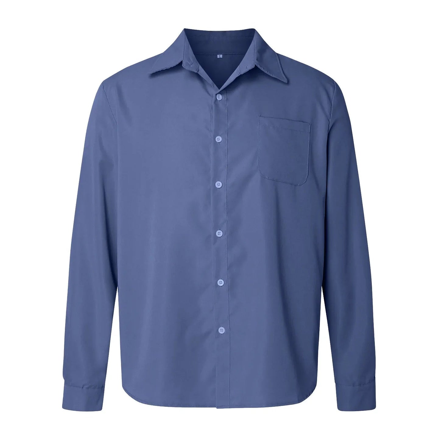 Orven Textured Button-Up Shirt — Tailored Cotton Shirt with Soft Brushed Finish