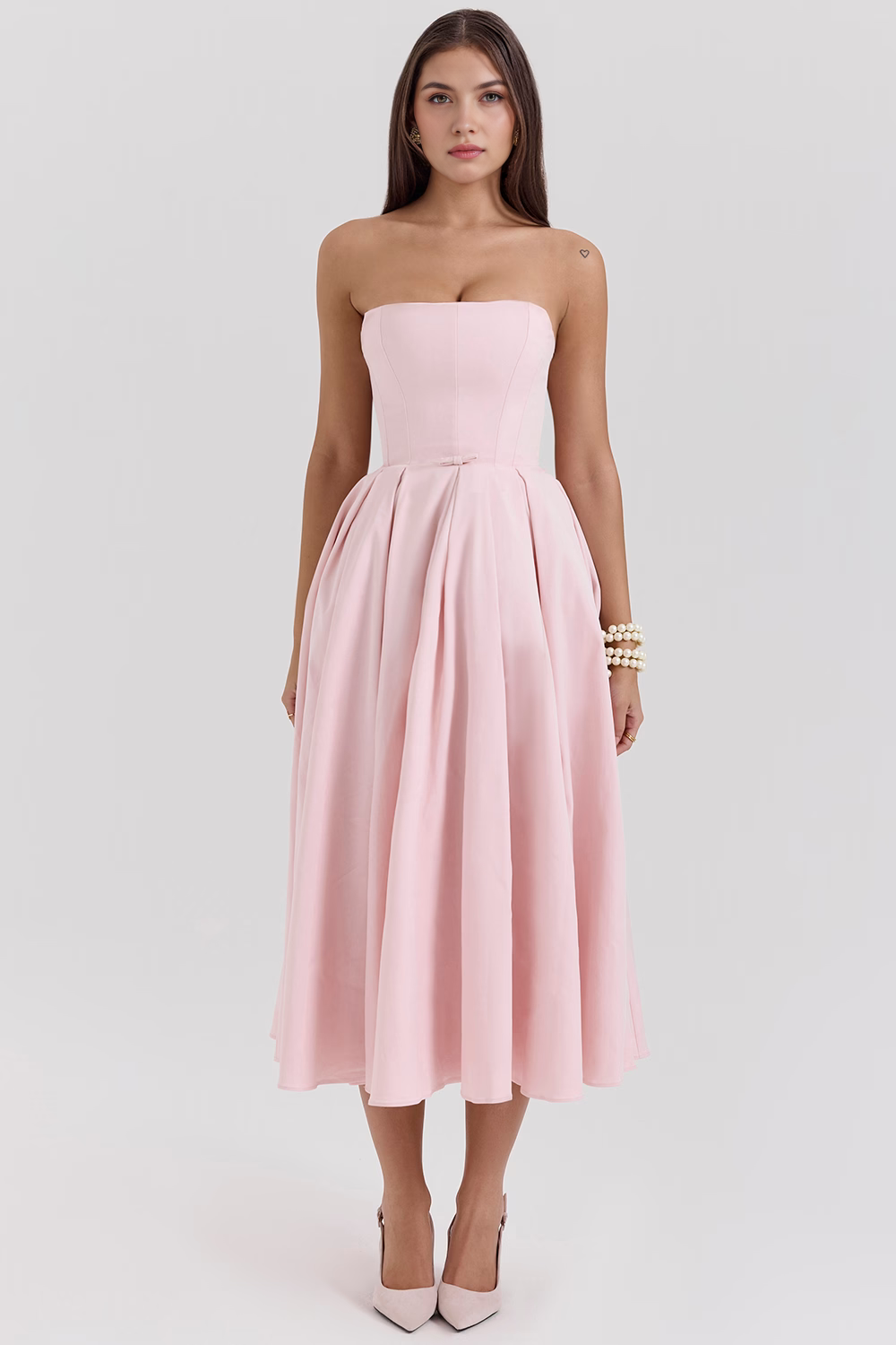 Liora — Elegant Bustier Dress with Waist-Defining Corset for Special Events