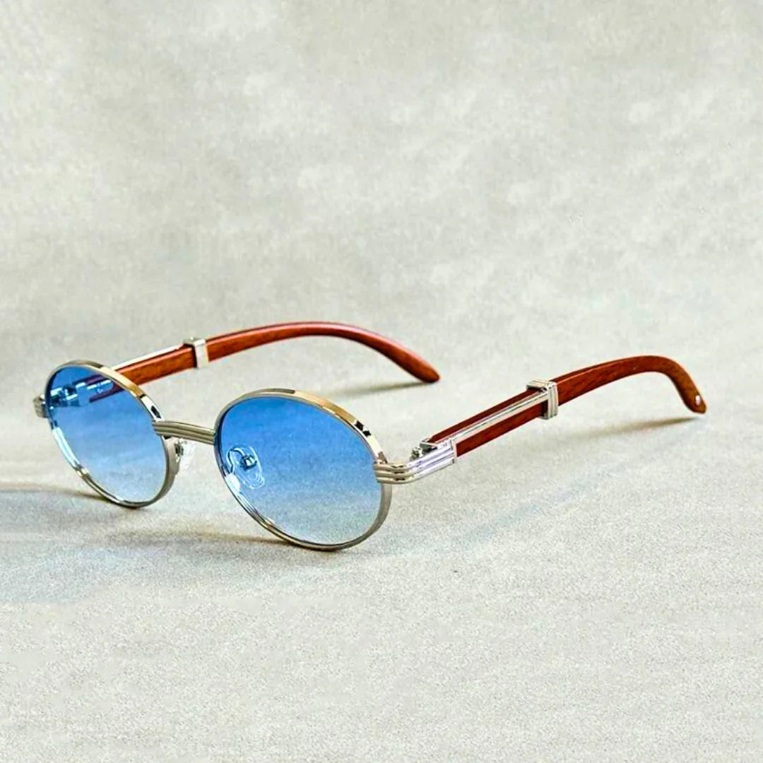 Larevo — Italian-Inspired Wooden Arm Eyeglass Frames with UV400 Protection