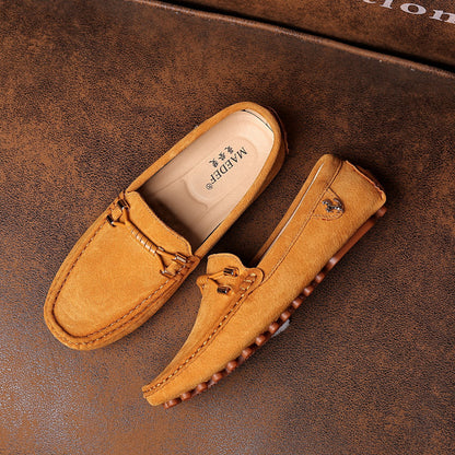 Velorio — Premium Suede Loafers with Cushioned Comfort and Metallic Accents