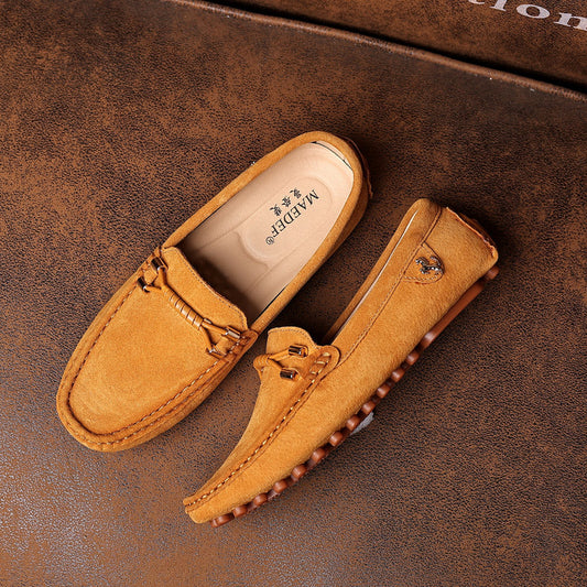 Velorio — Premium Suede Loafers with Cushioned Comfort and Metallic Accents