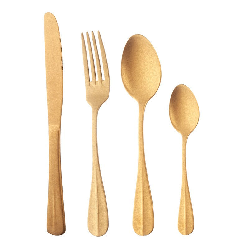 StoneVale™ Ultra Matte Silverware Set — Grip Every Meal with Bold Luxury and Timeless Power