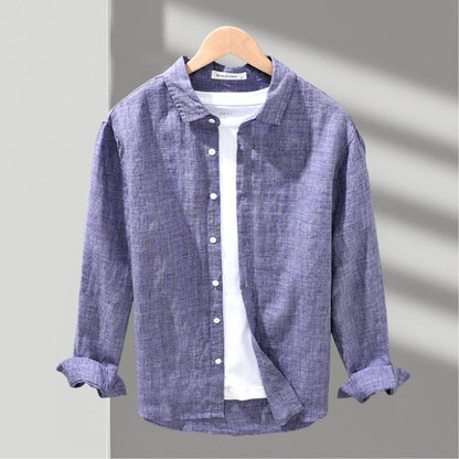 AeroVail™ Linen Shirt — Stay Cool, Command Attention, Own Every Moment