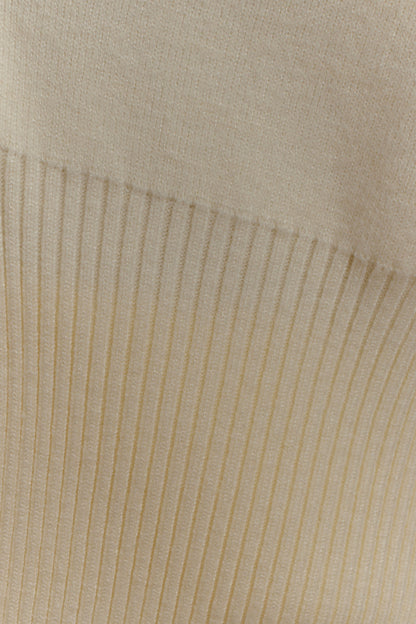 Vexora Buttoned Oversized Cardigan - Ivory