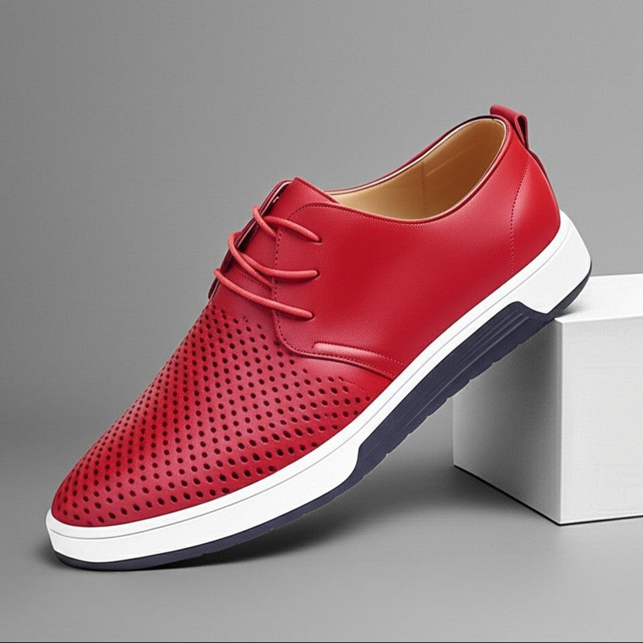 Soren — Vegan Leather Hybrid Loafers with Breathable Upper and Grip Sole