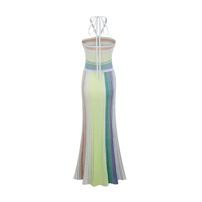 Halterneck Shimmer Dress™ — Own Every Room with Unstoppable, Weightless Glamour