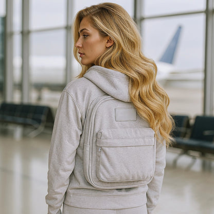 Tazziro TravelShell — Men's Jacket with Built-In Hidden Backpack