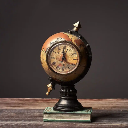 Antique Earth Clock™ — Command Every Room with Vintage Power and Timeless Style