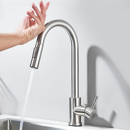 Valenno — Touch-Activated Kitchen Faucet with Pull-Out Sprayer