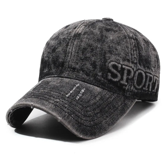 Norla Cap — Vintage Denim Sports Hat with Adjustable Fit