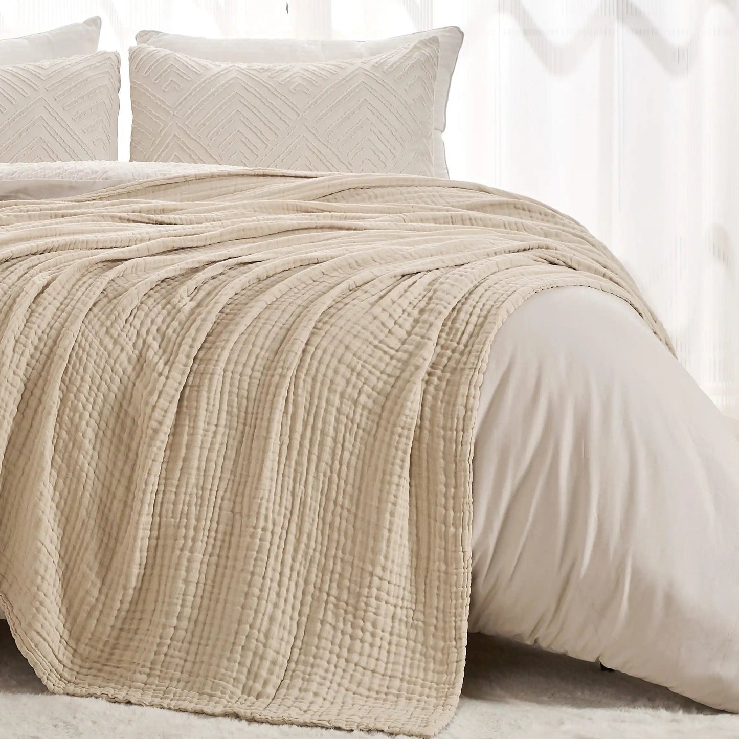 Avrena — 100% Cotton Muslin Blanket with Breathable Softness