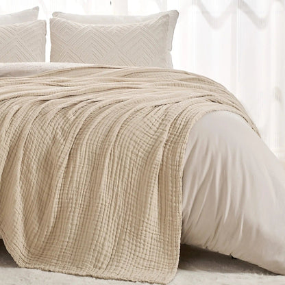 Avrena — 100% Cotton Muslin Blanket with Breathable Softness