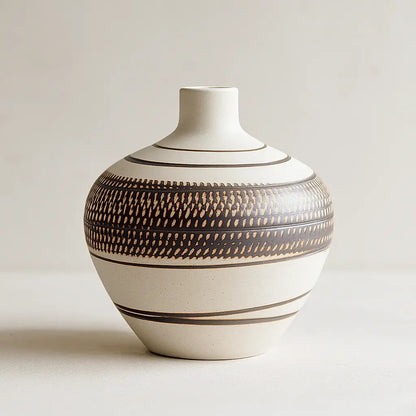 Minimalist Tribal Ceramic Vase Set™ — Ignite Your Room with Bold, Raw Elegance That Demands Attention
