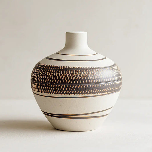 Minimalist Tribal Ceramic Vase Set™ — Ignite Your Room with Bold, Raw Elegance That Demands Attention