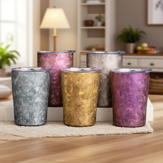 Veyron Cup — Pure Titanium Double-Wall Insulated Travel Mug