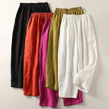 AeroLuxe Linen™ Pants — Feel Fresh and Command Every Room with Effortless Cool Comfort