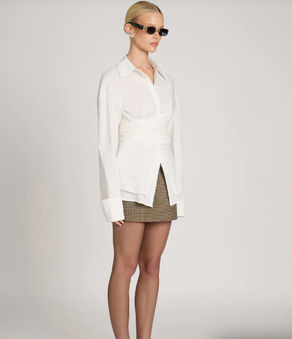 Vessira™ Draped Waist Shirt — Command Attention with Every Curve and Step
