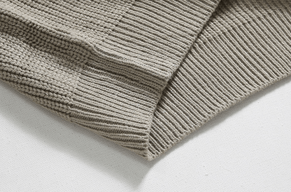 Norla — Knitted Half-Zip Sweater with Adjustable Collar