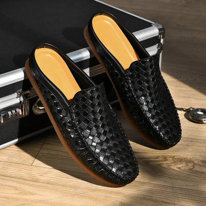 Handwoven Leather Mules™ — Step Into All-Day Confidence and Unstoppable Comfort
