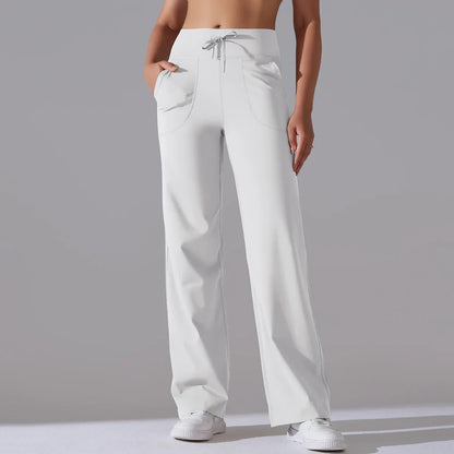Jovenna — Wide-Leg Contour Pants with Soft 4-Way Stretch Fabric
