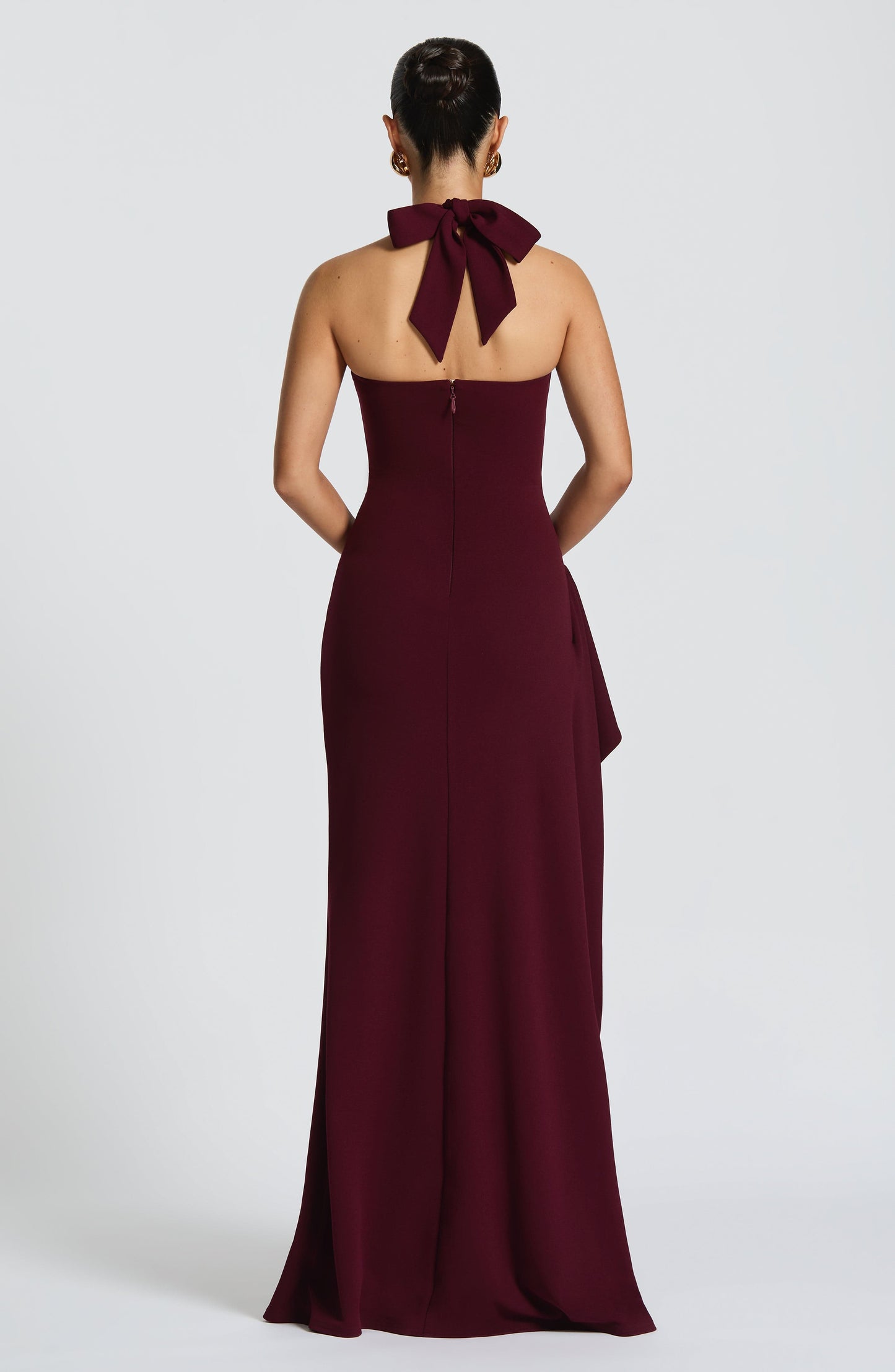 Velvora Maxi Dress - Cherry Lacquer